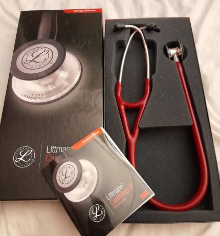 3M™ Littmann® Cardiology IV™ Stethoscope Burgundy Mirror-Finish