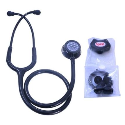 Spirit Deluxe Series III Smoked Black Stethoscope