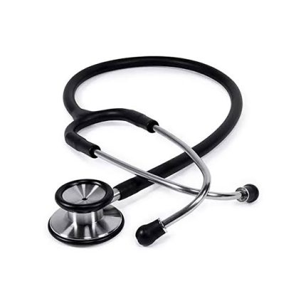 Spirit Deluxe Series II Black Standard Stethoscope (Adult)